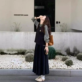 时尚休闲套装;半身裙;休闲裤