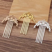 DIY антикварные аксессуары для одежды Han шаг 45*36,5 мм гребень для волос из пористого сплава (10173)