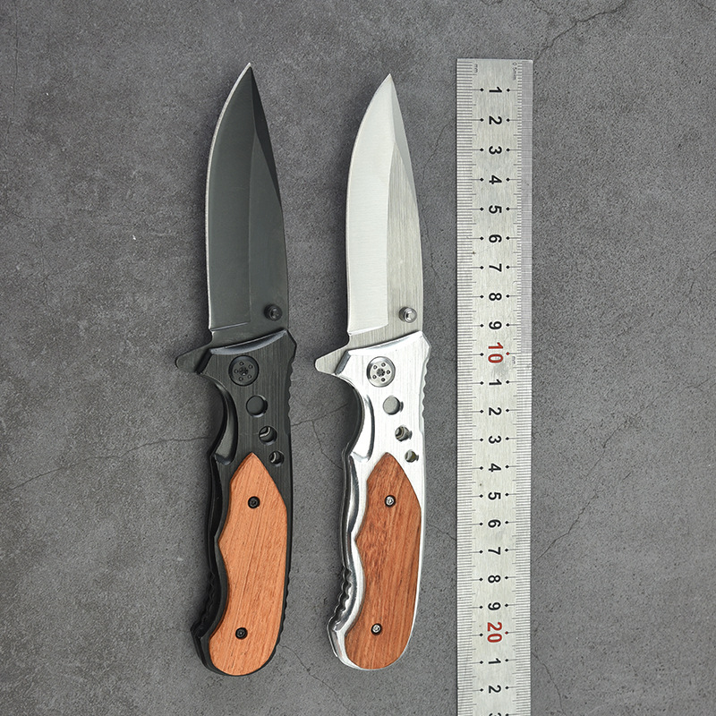 厂家便携不锈钢户外多用途折刀 随身小刀户外野外荒野折刀批发