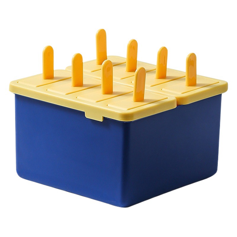 Refrigerador del hogar helado casero helado popsicle creativo 8 rejilla 4 rejilla nieve bar pudín paleta molde
