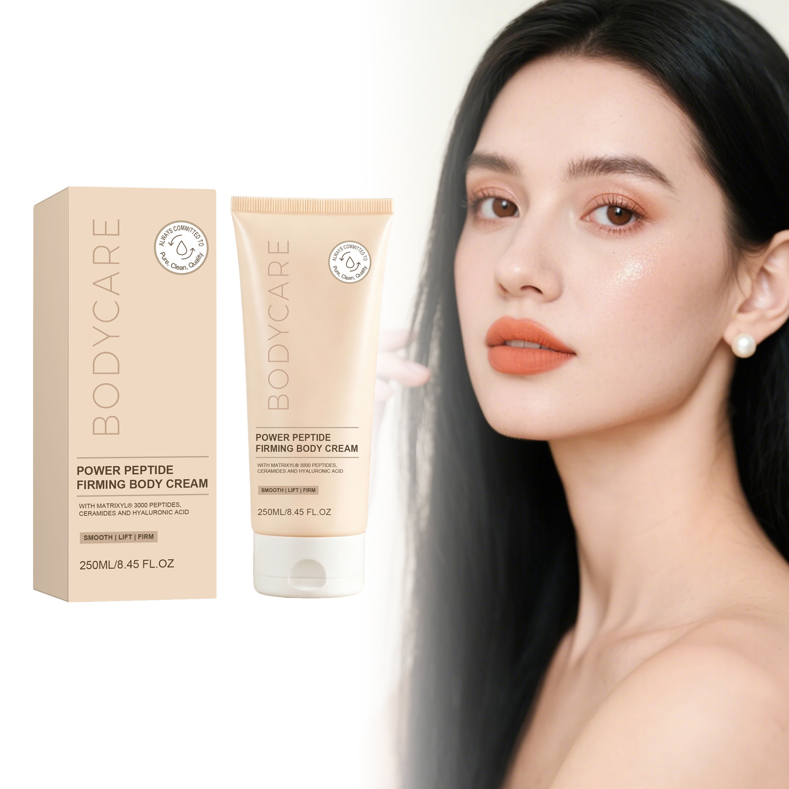 Skin Care Lotion for Daily Care, Moisturizing, Nourishing, and Softening Body Skin, with a Hydrating and Radiant Finish, Lightweight Texture