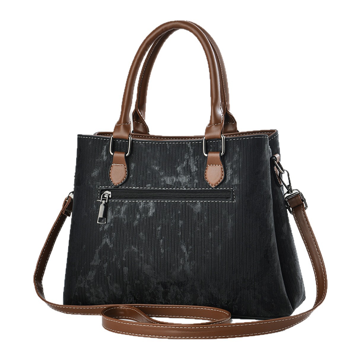 Temperamento sensación de otoño nuevo estilo de moda bolso de hombro de alta capacidad retro bolsas transfronterizas
