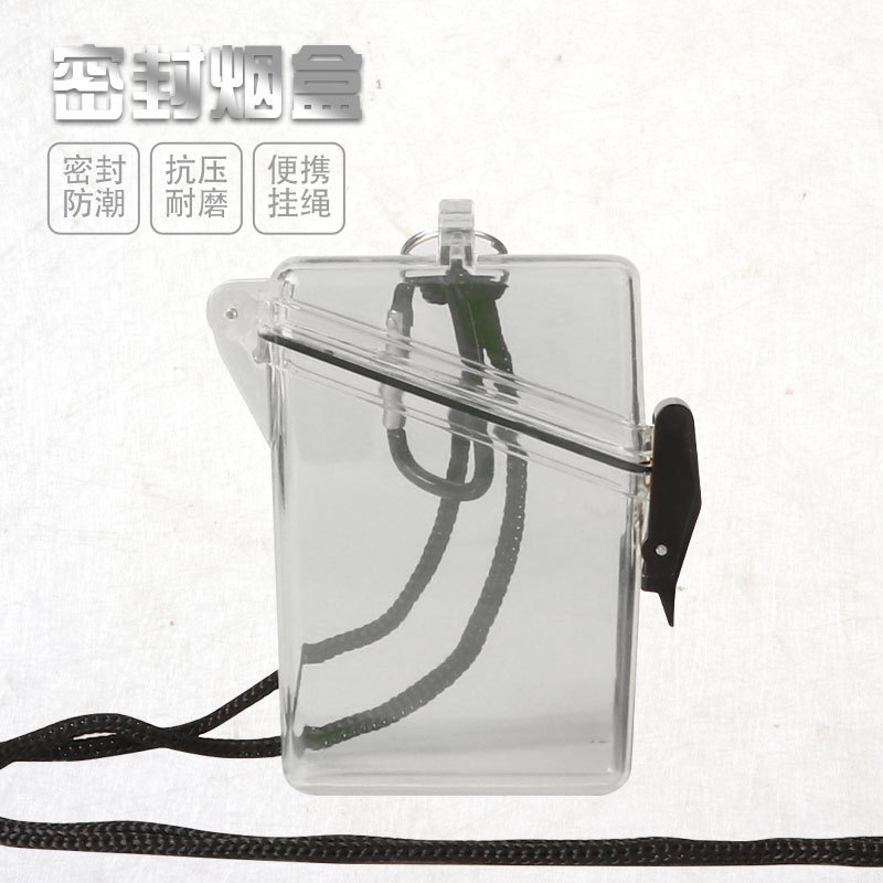 플라스틱 방수 담배 상자 경사 매달려 투명 색상