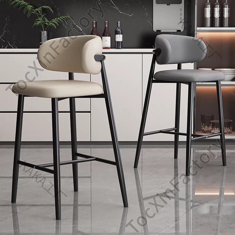 Wholesale High-Legged Chairs, Light Luxury Style Bar Chairs, Iron Bar Chairs, Coffee Bar Stools, Island Counters, Modern Simple Bar Counters