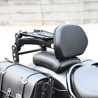 Motorcycle tail telescopic folding chair modification