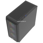 AOC CG396B ATX桌面台式机电脑U3宽体侧透360水冷大机箱（黑色）