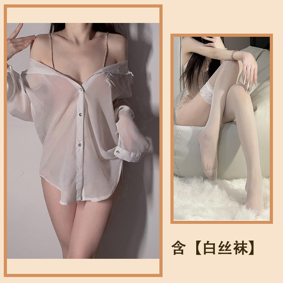 흰색 + 흰색 스타킹