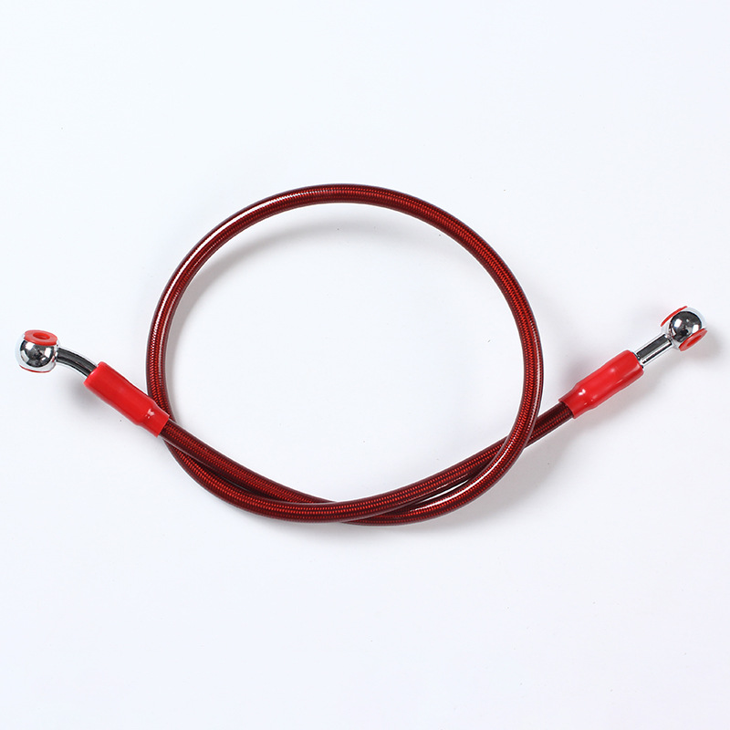 Motorcycle brake oil pipe hydraulic pipe modified Universal high pressure pipe steel wire hose