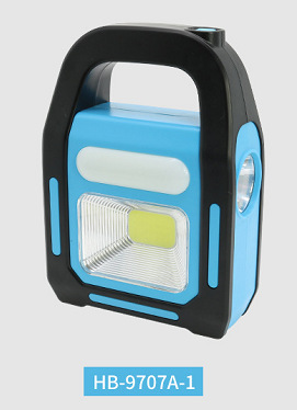 Luz portátil de emergencia multifuncional transfronteriza luz de campamento al aire libre solar USB carga luz de trabajo luz de carpa