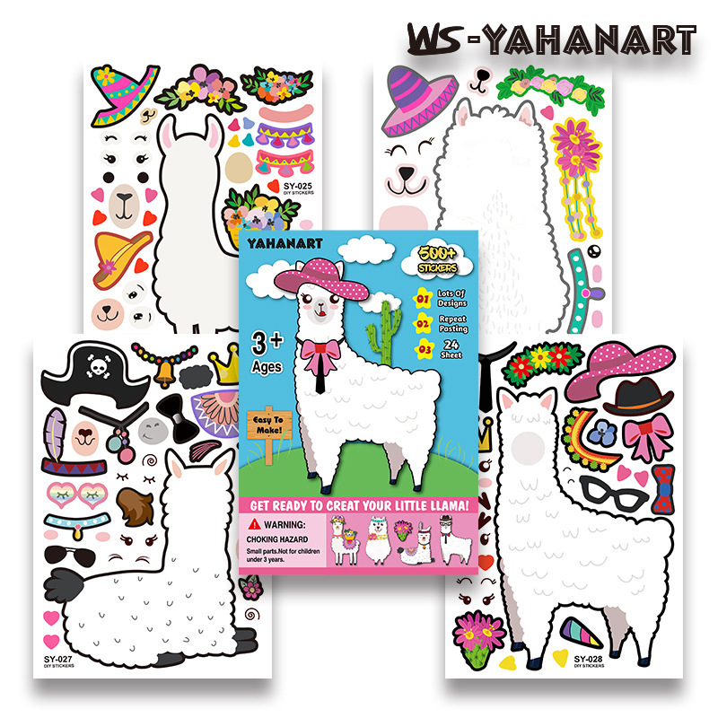 Pegatinas DIY Infantiles de Dibujos Animados de Papel Artesanal, Decorativo, para Día de los Niños image 17