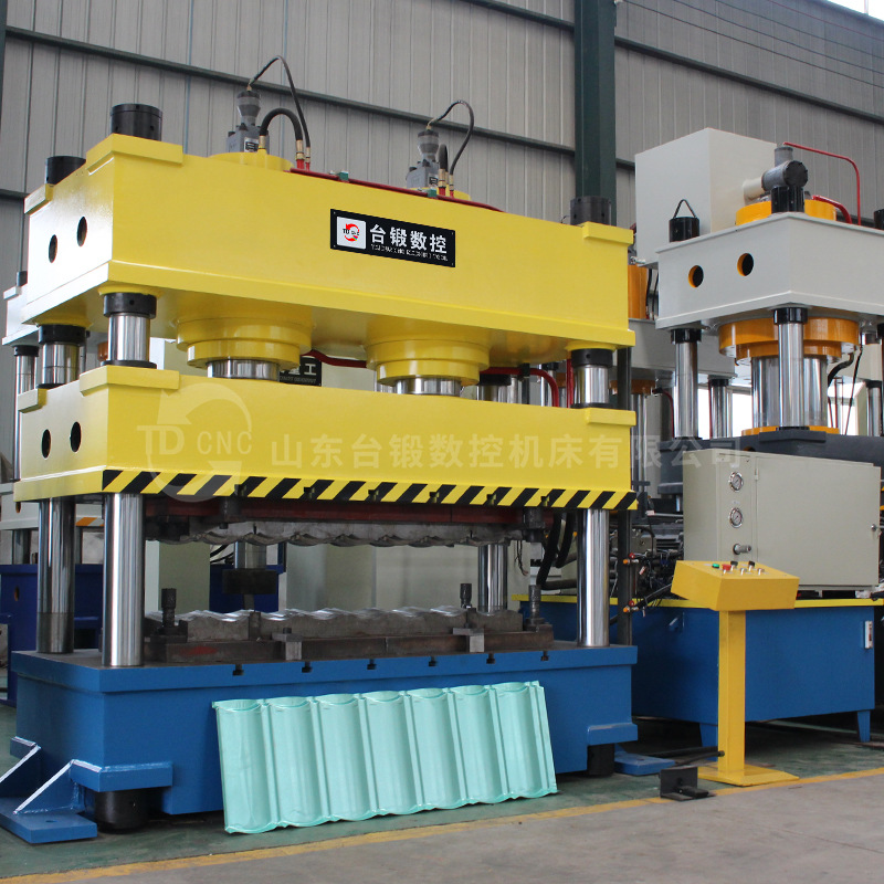 彩石金属瓦成型机液压机 彩钢瓦镀锌板成型四柱油压机厂家现货