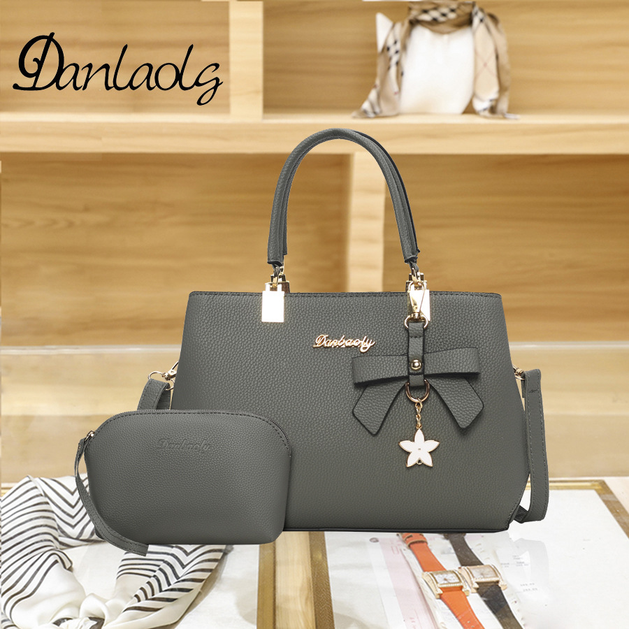 [Productos de Guangzhou] bolso de mujer de gran capacidad otoño 2025, bolso de boda con lazo de alta calidad para mujer