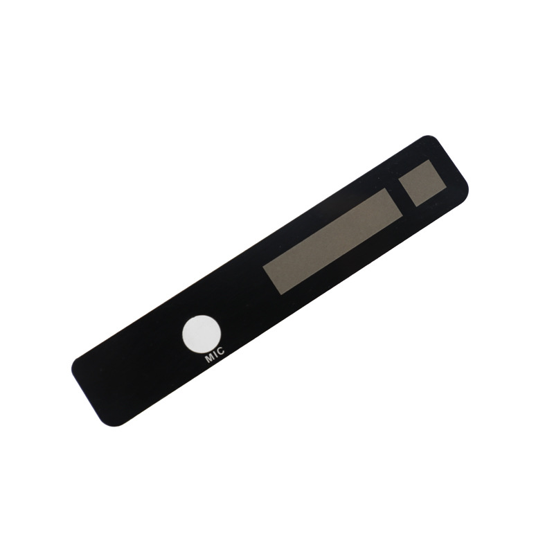 PC茶色半透视窗 PMMA茶色半透视窗镜片加工丝印背胶面贴