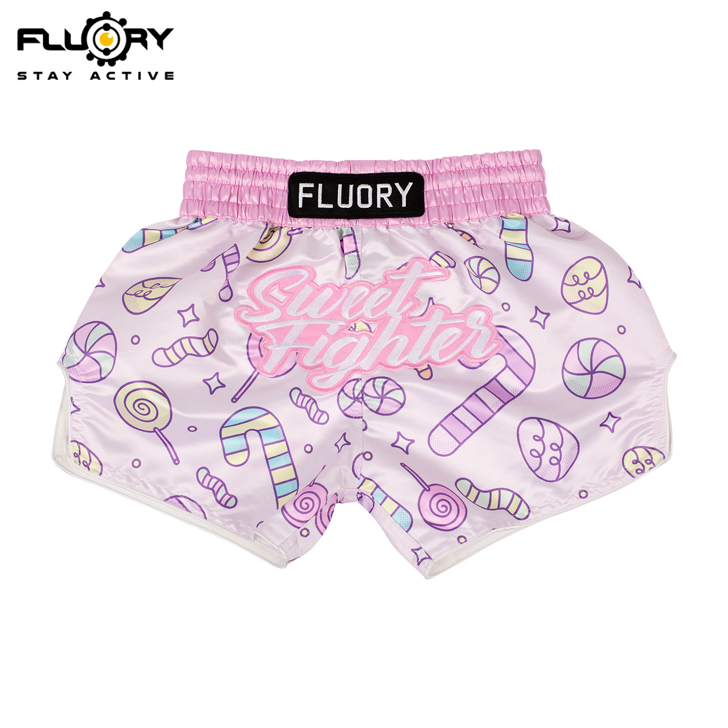 Fluory Muay Thai Shorts Sanda Fighting Boxing Training Shorts Kidsren's Printed Pants 2025 New Style
