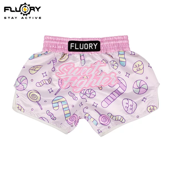 Fluory Muay Thai Shorts Sanda Fighting Boxing Training Shorts Kidsren's Printed Pants 2025 New Style