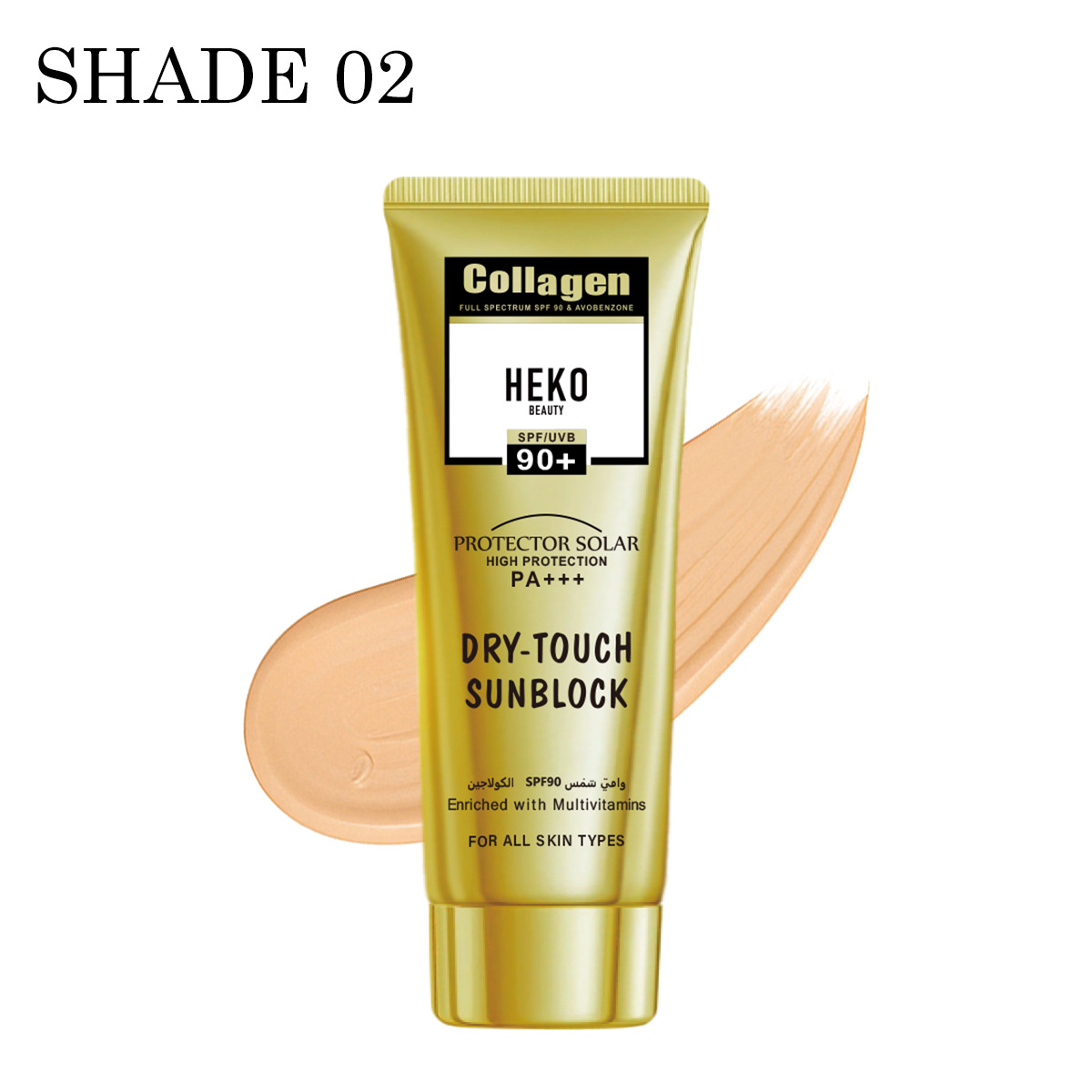 Cross-border HEKO BEAUTY SPF90PA + + + Protector solar anti-UV refrescante y no pegajoso image 8