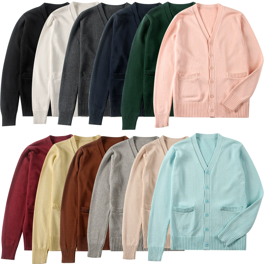 Оригинальный свитер JK кардиган пальто женская весна и осень японский Отдел колледжа стиль Униформа школа для чувства темно-серый вязаный Топ с длинным рукавом