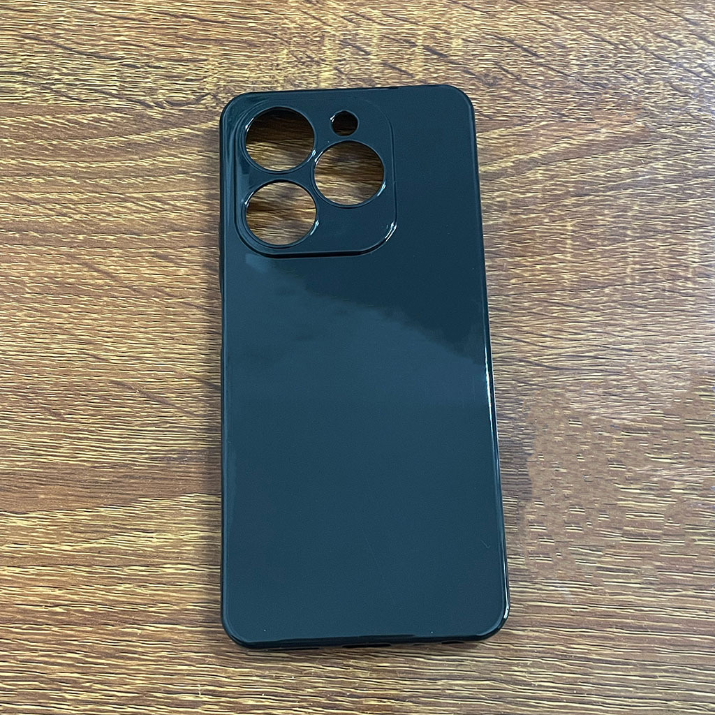 适用于凌度Blackview shark 9手机套保护套光面黑透明素材TPU软壳