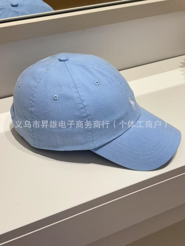 高バージョン RL ラフハット刺繍野球帽カップル同じスタイルのクラシックな多用途ポニーロゴひさしキャップは、他の人に送ることができます|undefined