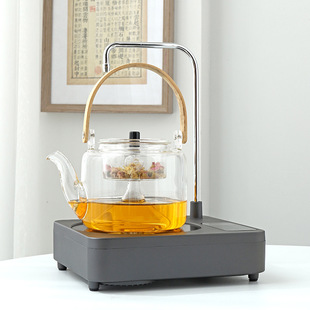 Automatic water feeding electric ceramic stove tea stove pumping glass pot tea maker small household mute induction cooker intelligent insulation