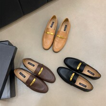 229-5~低跟法式英伦风复古小皮鞋女鞋子2025年新款乐福单鞋