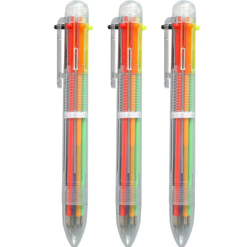 Macarón creativo 6 colores bolígrafo de bolígrafo de color sólido bolígrafo de bolígrafo multicolor estudiantes de corazón de niña bolígrafo de cuentas de mano colorido