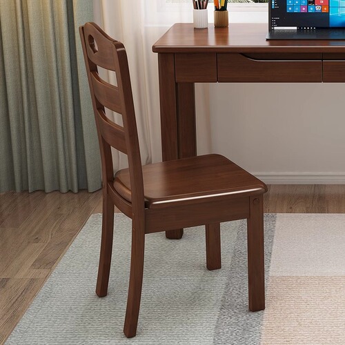 All solid wood dining chair backrest chair home stool modern minimalist restaurant Chinese study room hotel restaurant dining table and chairs