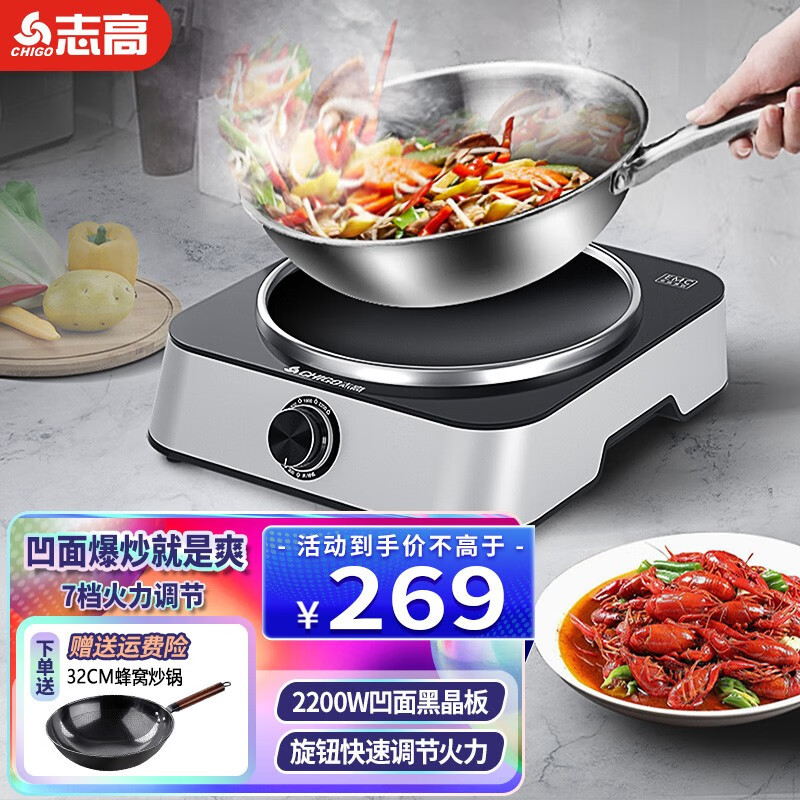 블랙 그레이 + 32cm 둥근 바닥 벌집 냄비 (뚜껑 없음)