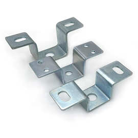 镀锌不锈钢几字吊挂固定件骑马卡扣丝杆吊顶管卡方型吊码管夹抱箍