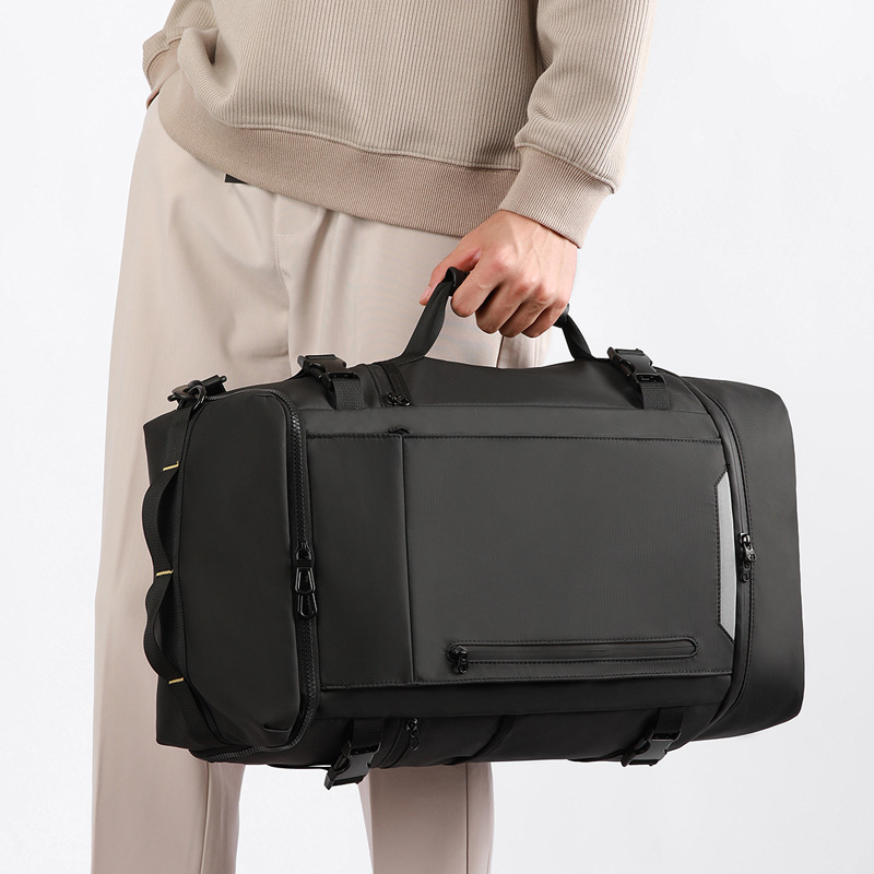 Fashion New Backpack Men's Business Large-Capacity Computer Bag Temperament Single Shoulder Crossbody Bag Large-Capacity Travel Bag