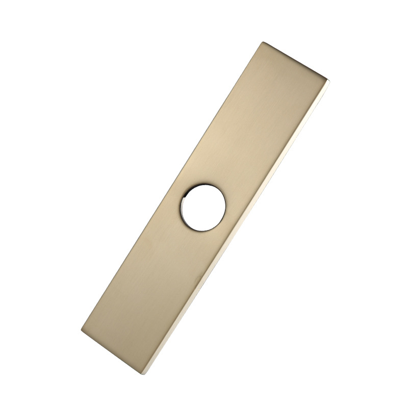 Suministro directo de fábrica 304 acero inoxidable cepillado grifo de la cocina 10 pulgadas placa decorativa baño base 6 pulgadas cubierta