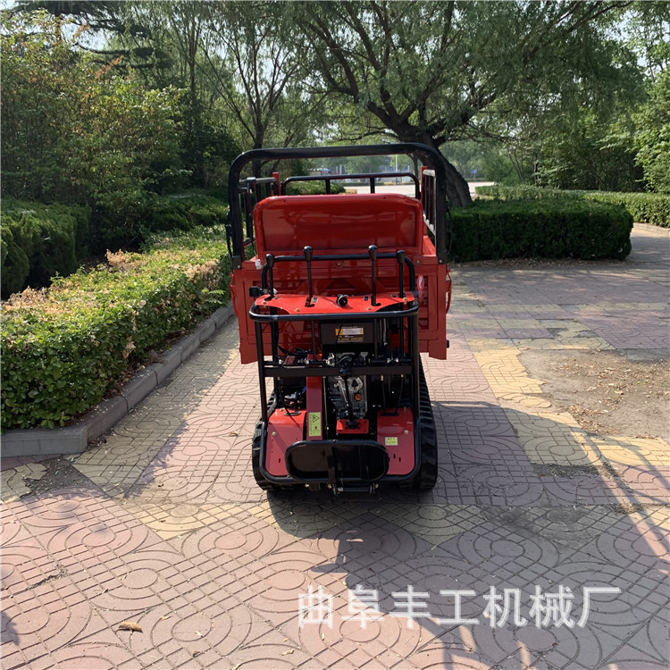 果园采摘升降平台 柴油动力小型履带运输车 大棚果园农用拉肥车