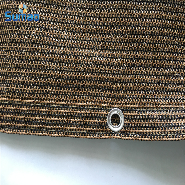 跨境电商塑料聚乙烯抗uv棕色庭院阳台栅栏遮阳隐私栅栏围栏网