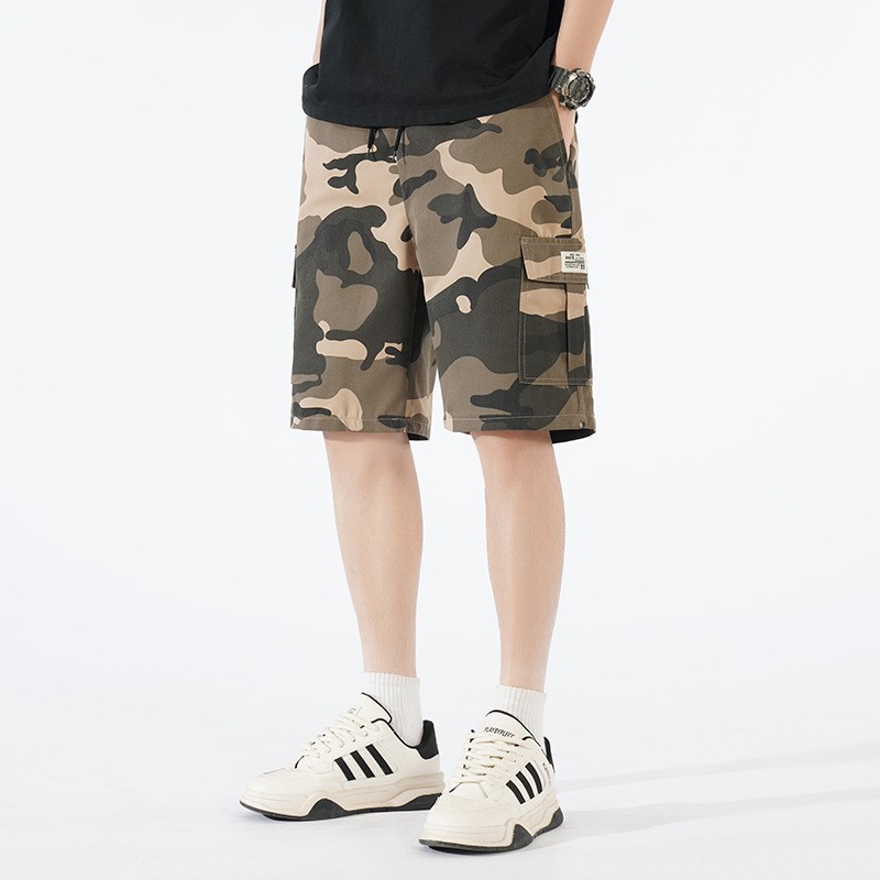 Pantalones cortos europeos para hombres, ropa deportiva casual, pantalones de camuflaje para correr, pantalones de secado rápido, comercio exterior, pantalones de playa para hombres transfronterizos image 7