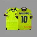 05-06 UCL Champions Barça Away #10 Ronaldinho + Patch
