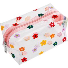 プリント果物かわいい透明化粧バッグ女性携帯収納バッグ防水ギフトバッグpvcゼリー透明
