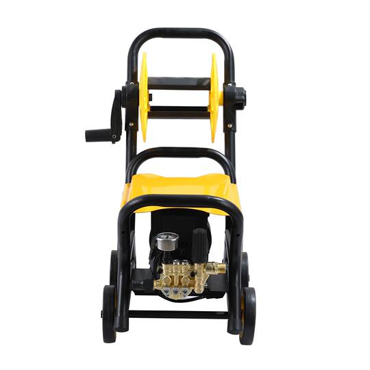 Happy household high-pressure car washer small yellow car commercial high-power high-pressure washer car wash shop automatic car brush