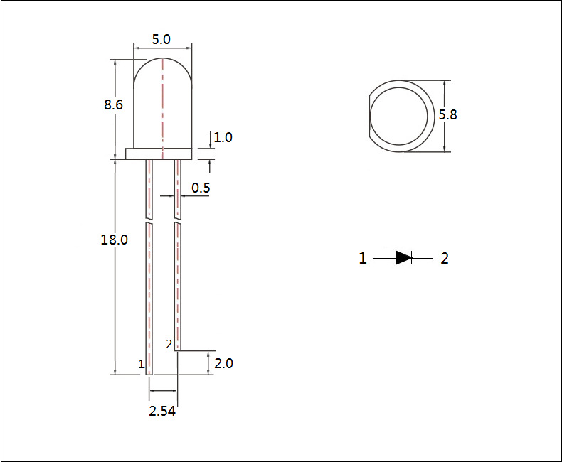 深圳灯珠f5圆头黄色发光二极管长短脚led超亮5mm黄橘黄色蜡烛黄灯灯珠生产厂家