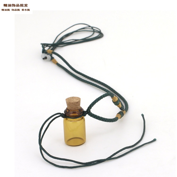 精油饰品网1ml茶色瓶绿色牛筋绳项链01.jpg