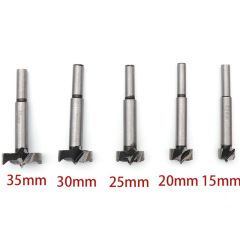5件套木工平翼鑽開孔器打孔鑽頭木材木板打孔器 硬質合金木工鑽頭