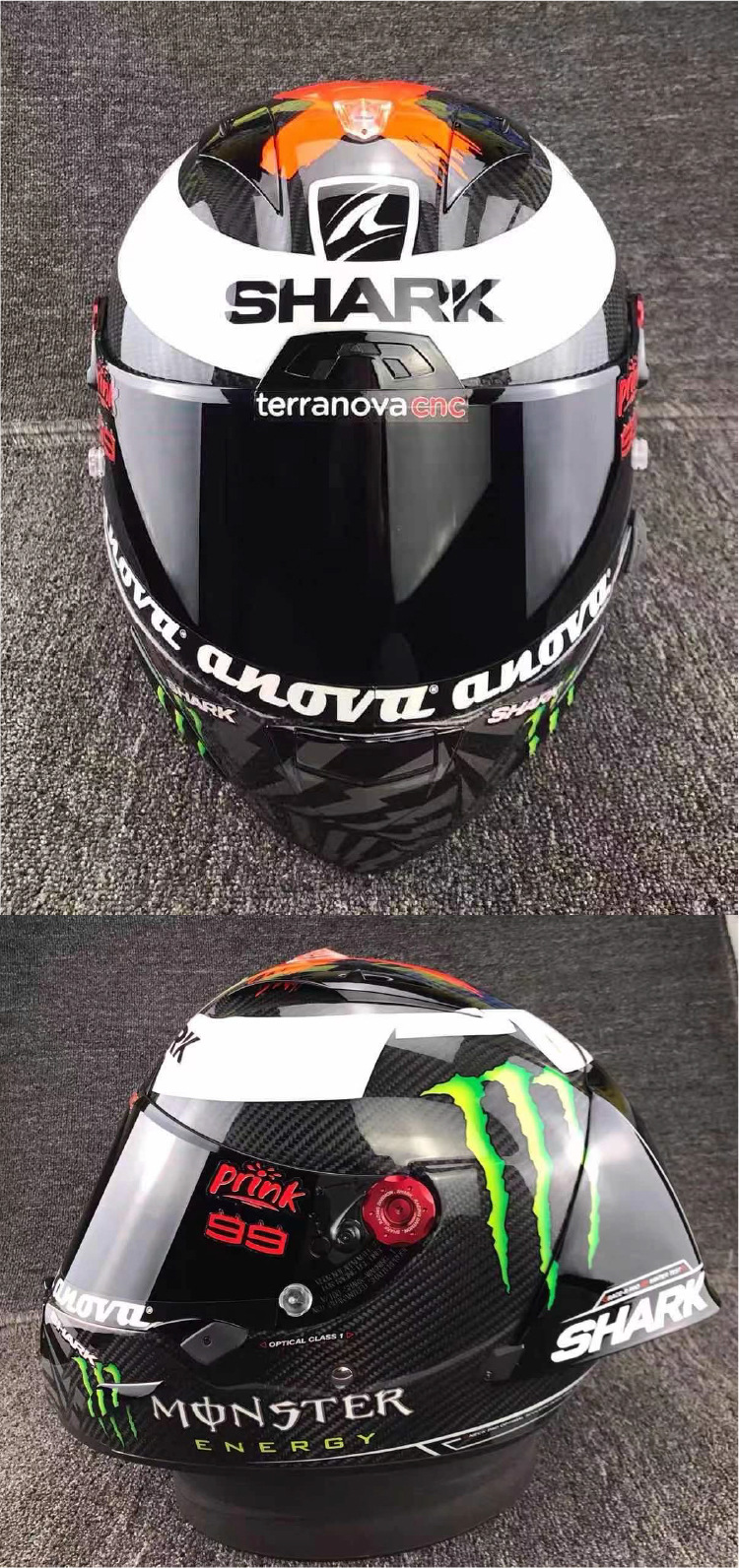 SHARK Race-R pro GP helmet visor sticker accessories