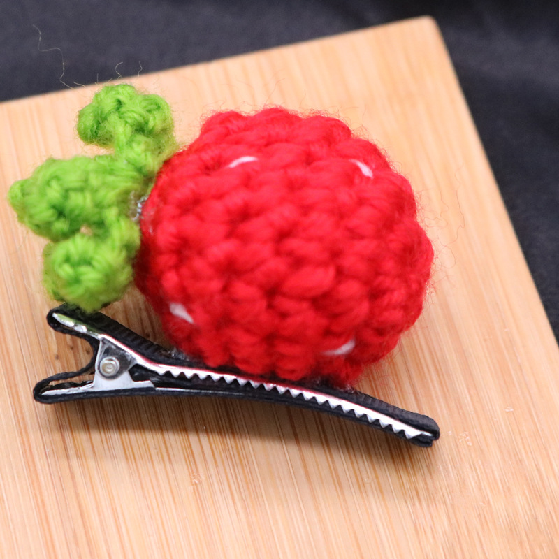 21#Strawberry hair clip