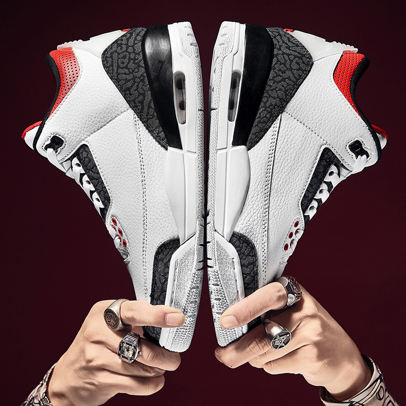 Putian fábrica al por mayor zapatos de los hombres populares zapatos de las mujeres zapatos corrientes puro original AJ3 baloncesto zapatos pareja casual zapatilla de deporte