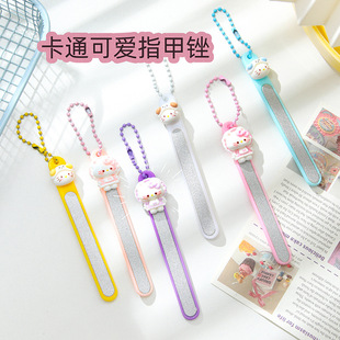 New Cartoon Cute Kitten Nail File for Girls Manicure and Manicure Tools Polishing Sanding Strip Finger Portable Nail File