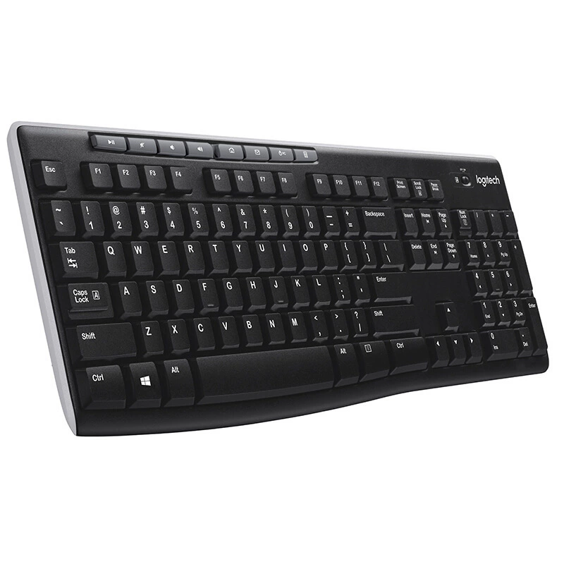 Logitech/ K270 беспроводная клавиатура Мультимедиа Юлиан полноразмерная ультратонкая бесшумная клавиатура