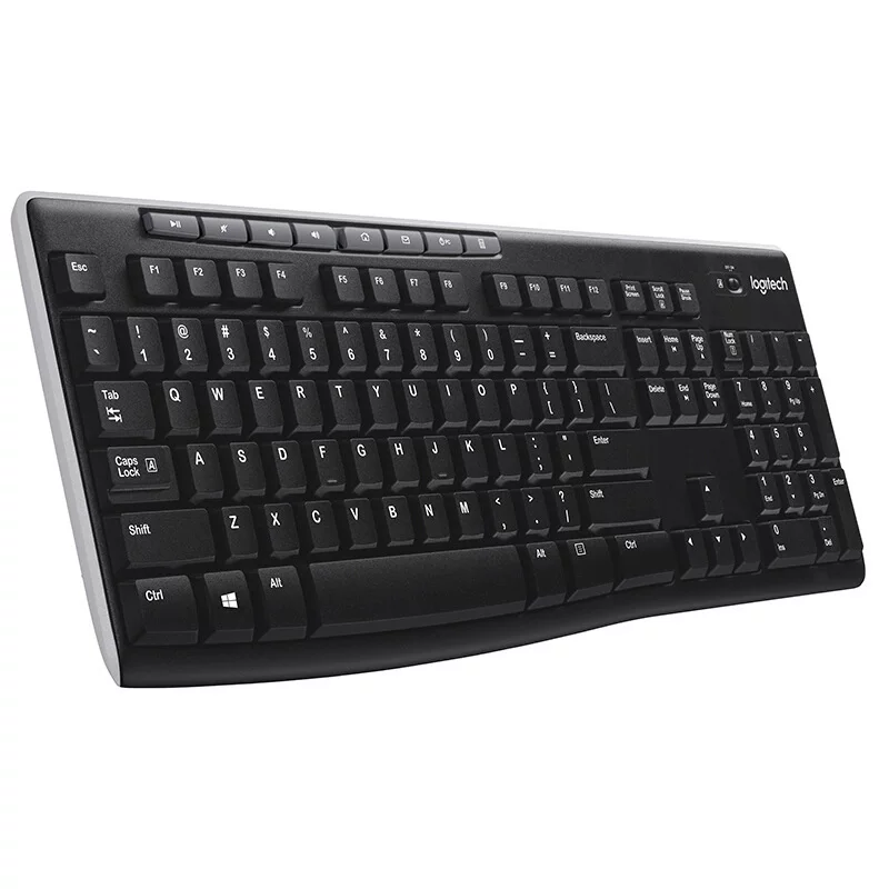Logitech/ K270 беспроводная клавиатура Мультимедиа Юлиан полноразмерная ультратонкая бесшумная клавиатура