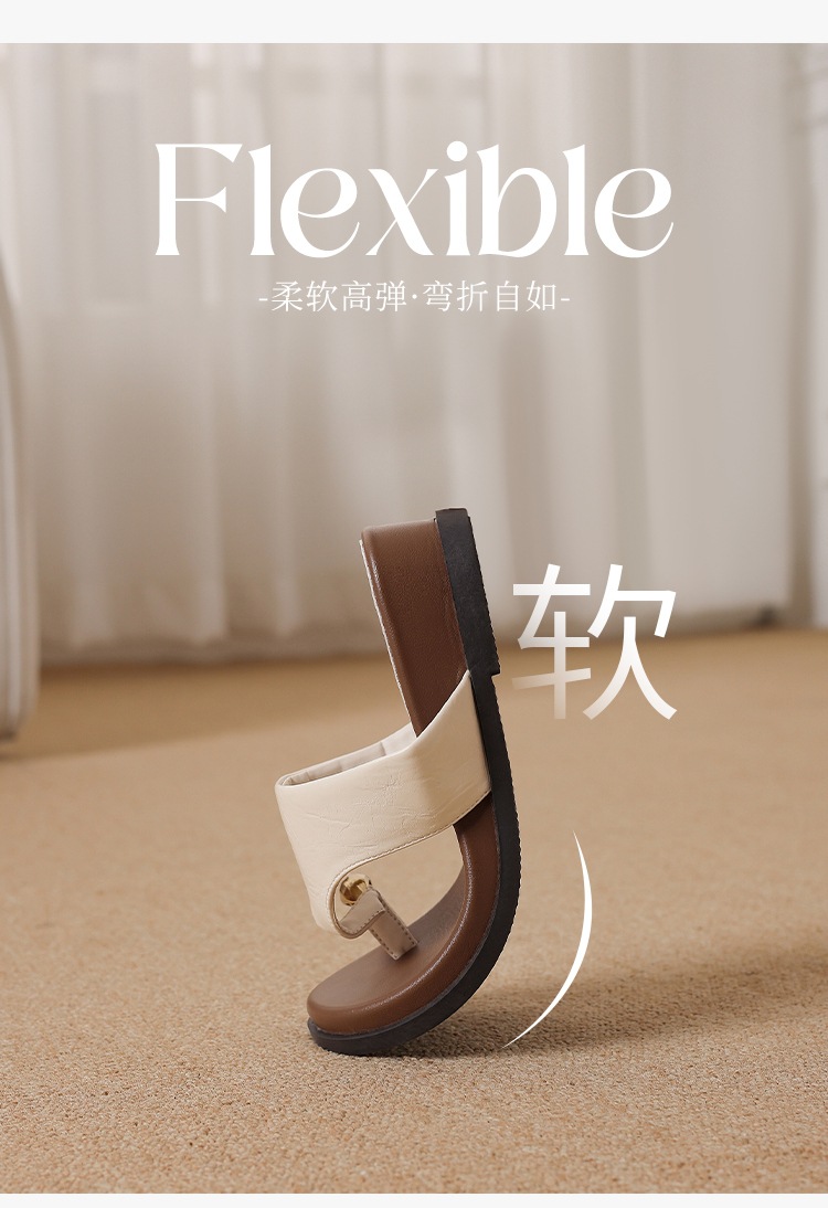 Dép sandal nữ xỏ ngón họa tiết da báo đế mềm — KN399 Hoa văn báo chi tiết 6