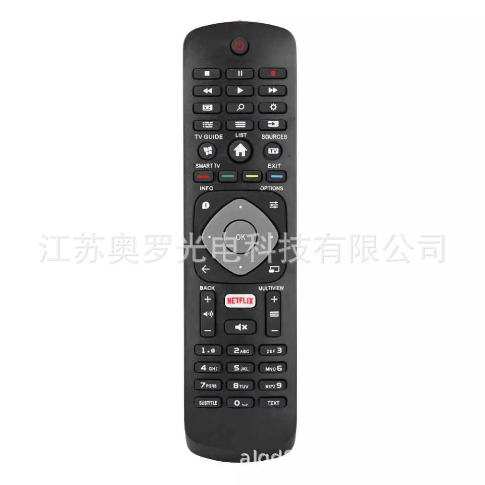 适用于飞利浦 TV遥控器 HOF16H303GPD24 SMART NETFLIX 398GR08B