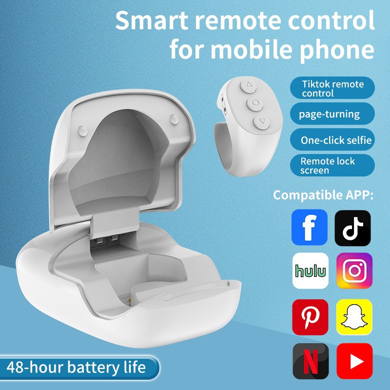 Teléfonos móviles de éxito control remoto Bluetooth cepillo remoto video me gusta foto zoom lectura de libros electrónicos al por mayor transfronterizos
