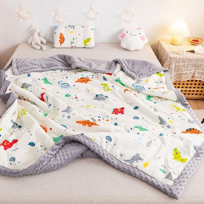 [A급 면 100% <원피스> 작은공룡 [사계절 사용가능]